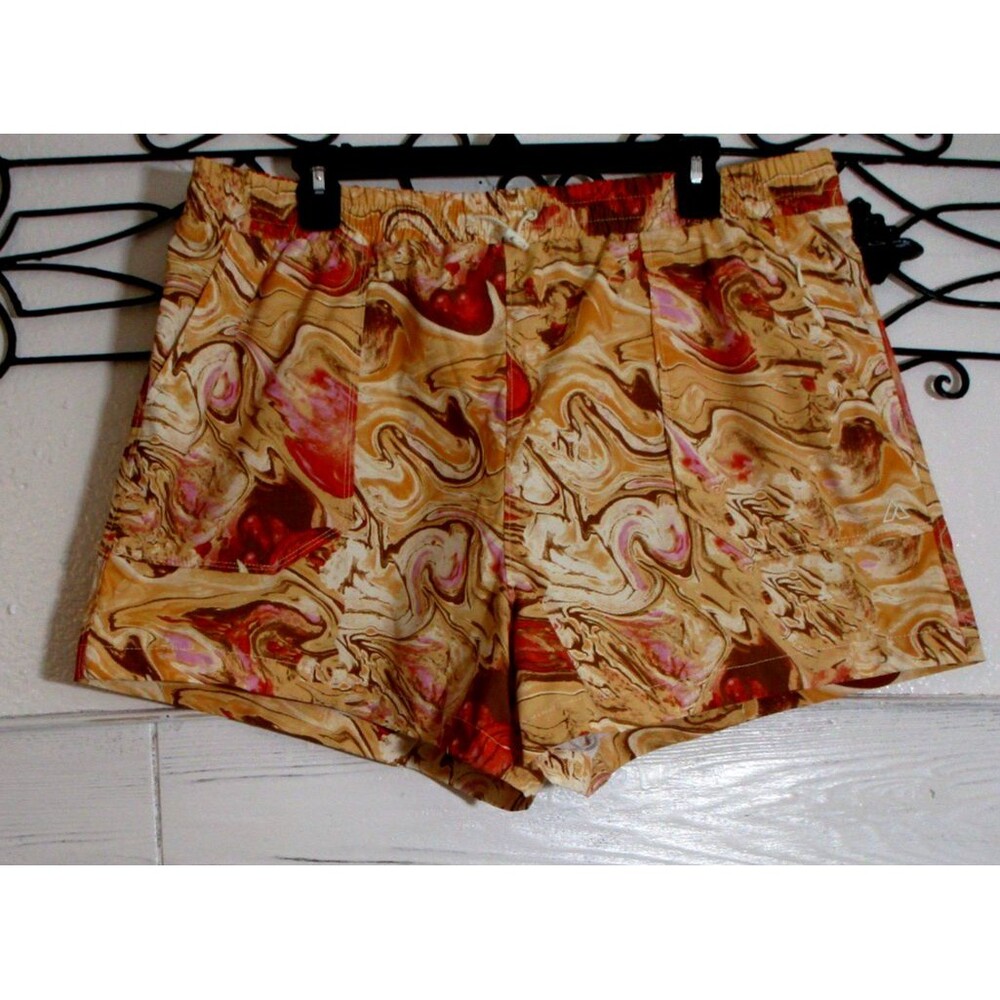 Alpine Women's Swim Shorts Size XL Lined Pockets Elastic Waist